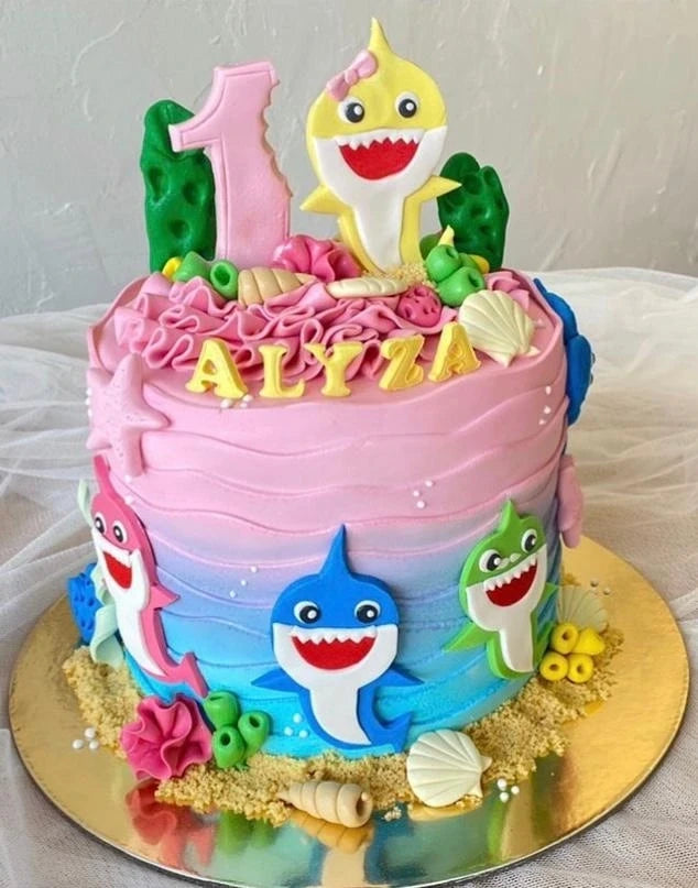Baby shark Cake - Pink